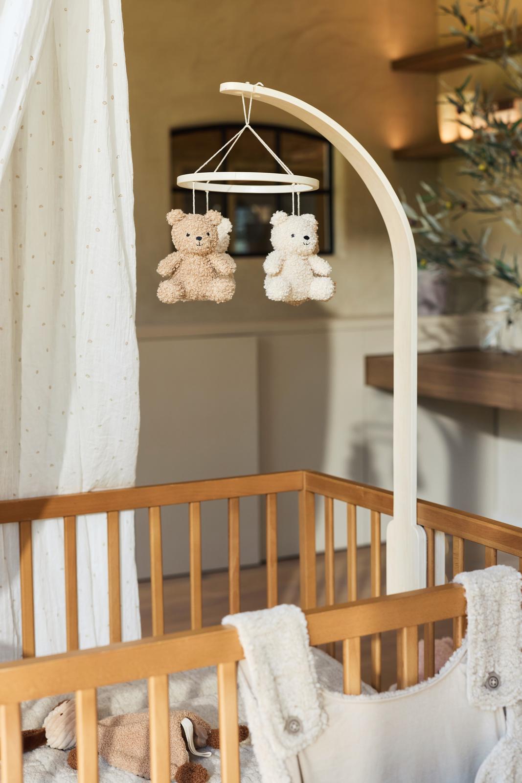 Jollein-Mobile Bébé - Teddy Bear - Naturel/Biscuit